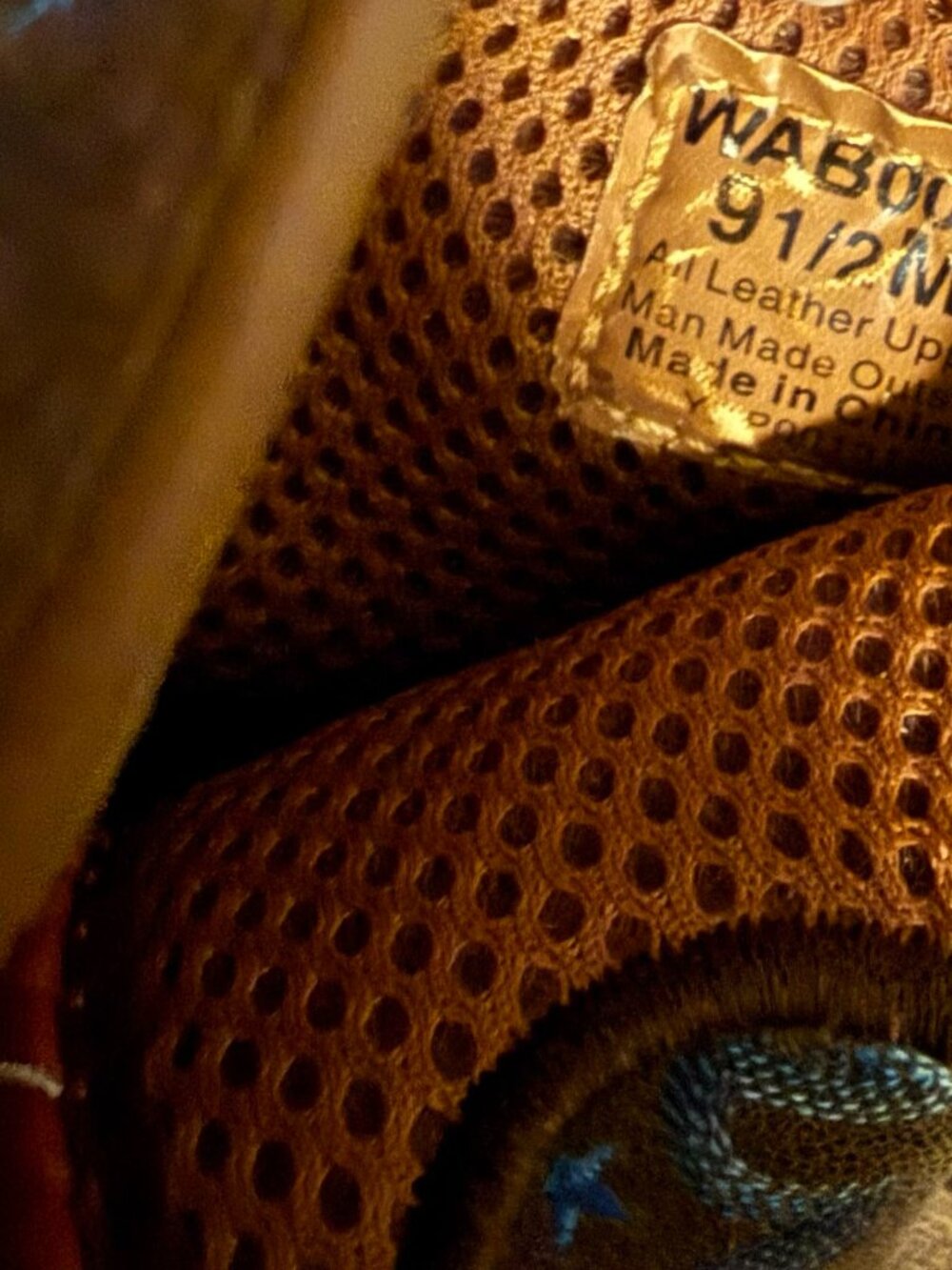 Twisted X pull-on leather distressed boots - brown with blue stars - Women's 9.5 - Picture 5 of 9
